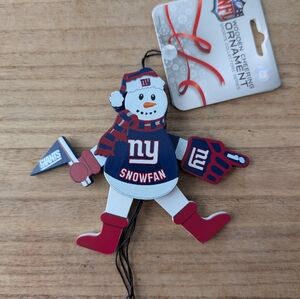 NY Giants Snowman Ornament with Strings